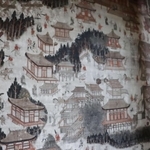 宝物庫に展示される「明要寺参詣曼荼羅図」