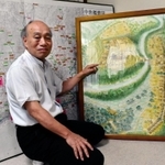 ３００以上の城を測量した木内内則さん＝神戸市北区