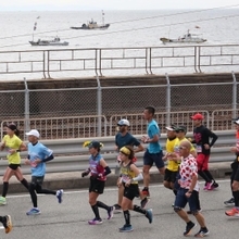 第１０回神戸マラソン／折り返し付近（須磨・垂水）／（７）