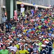 第１０回神戸マラソン／折り返し付近（須磨・垂水）／（１０）