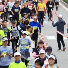 第１０回神戸マラソン／ハーバーランド・フィニッシュ／（１６）
