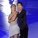 フィギュアスケート・アイスダンスで新たなカップルを結成した村元哉中（左）と高橋大輔＝コーセー新横浜スケートセンター