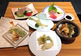 てん樹のお昼の天ぷらコース