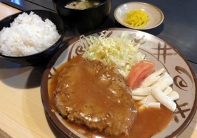 ステーキ　宮川のハンバーグランチ