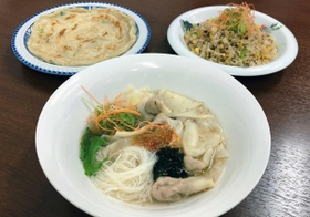 台湾料理　群ちゃん明石店の台湾美食ワンタンセット