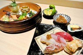 重絆の「寿司季節会席コース」