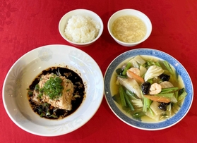 中国料理　東光の平日限定「日替わり定食」