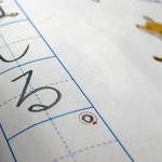 小学１年生「こくご（上）」（光村図書）に記されている「句点」の書き順