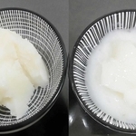 ヘット（左）とラード（撮影・栗岡誠司）