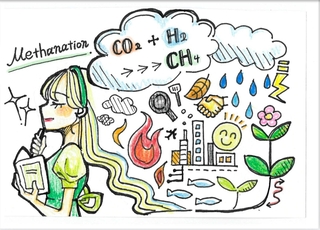 イラスト　神戸女子大学　秋尾紗夕