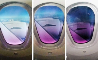 スイッチを押すごとに明るさが変わる電子カーテン