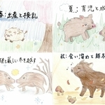 イラスト　家島中学校３年生一同