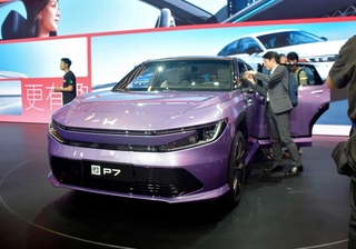 ホンダの新型電気自動車＝昨年１１月、中国広東省（共同）