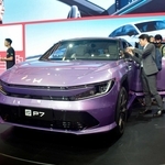 ホンダの新型電気自動車＝昨年１１月、中国広東省（共同）