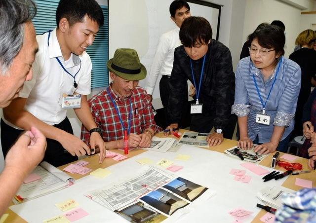 灘中央市場内の空き地の活用方法を考えるワークショップ＝灘区水道筋４