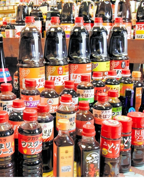 ばらソースなど神戸のメーカーなどの地ソース