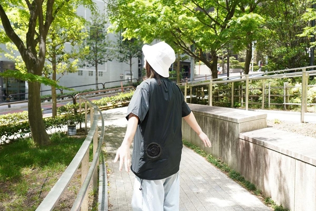 サンコーのファン付きTシャツ