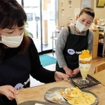 パンケーキやパフェなどレシピコンテストの入賞作品を再現したスイーツ＝コミュニティ＆アトリエ喫茶わかばや