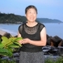 温暖な気候にあこがれて移住を決めた目黒輝美さん＝沖縄県国頭村