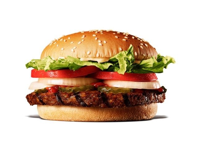 バーガーキングのプラントベースワッパー、100％植物性パティ