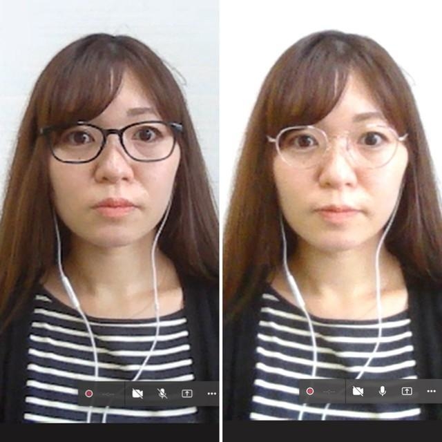 あなたは左右どちらのメガネに好印象を覚えますか？