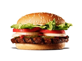 バーガーキングのプラントベースワッパー、100％植物性パティ