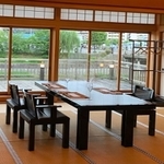 鴨川を一望できる２階の部屋