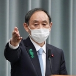 菅官房長官＝2020年4月17日撮影（提供・共同通信社）