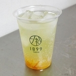 スッキリといただけながら日本茶の奥深い風合いも楽しめる日本茶ソーダ