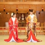 「願いの宮」で行われる神前式