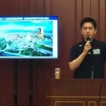 大阪ＩＲを説明する吉村洋文・大阪府知事