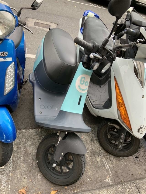 GogoroのシェアバイクGo Share（小タイプ）（撮影：Coco）