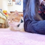 みーちゃんと鎌田さん（提供写真）