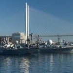 ロシア・ウラジオストクに停泊する太平洋艦隊の軍艦（2020年1月2日）=(c)chemekau/123RF.COM