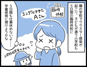 突然の学校臨時休校…さすがに5日間連続、会社を休むわけにはいきません