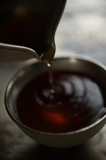 2階にある祇園茶寮然美での一コマ