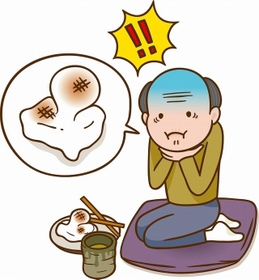 1月もちを喉に詰まらせる人が多い（tomoka.m/stock.adobe.com）
