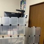 あおいさんが築いたパーティション（あおいまなぶさん提供）