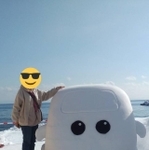 人間と比べるとこのくらいの大きさです（提供）