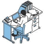 どうすればデスクが散らからなくなるのか…　※画像はイメージです（こんざい/stock.adobe.com）