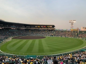 当日、4月6日の甲子園球場（トラシュンさん提供）