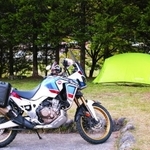 バイクでキャンプに来ていた友人達に無事、会うことができました