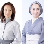 近藤サトさん、2011年の黒髪時代（左）と現在のグレイヘア（提供）
