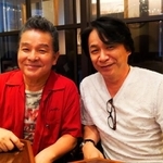 尾藤イサオさん（左）、高道さん（右）ツーショット。とても二人あわせて140歳とは思えない