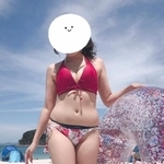 【ビフォー写真】妊娠前の水着姿。毎日晩酌そして喫煙。不健康な生活を送っていたという（提供写真）