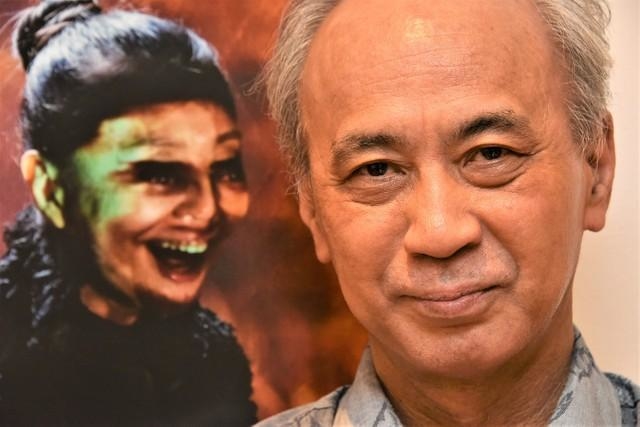 何かが後ろにいる…高橋洋（撮影：石井隼人）