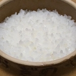 峠の釜めしの容器でつやつやのご飯が炊けるなんて…（あさぎさん提供）