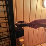 おしっこを引っ掛けられた個室サウナ（提供画像）