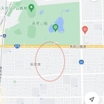 周辺と明らかに道路の作りが異なる地域が…（ワ田さん提供）