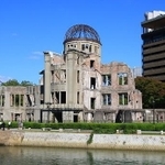 被爆の惨状を伝える原爆ドーム。かつては広島の特産を並べる物産陳列館だったという＝いずれも広島市内